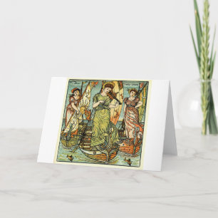 Jag såg tre Fraktaser Helgkort