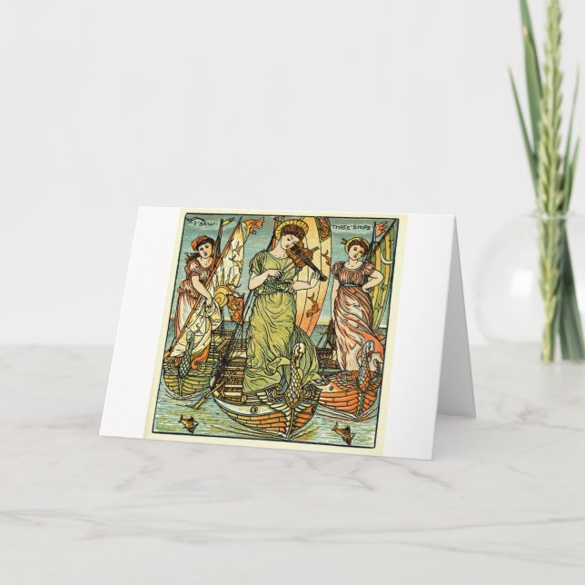 Jag såg tre Fraktaser Helgkort (Framsida)