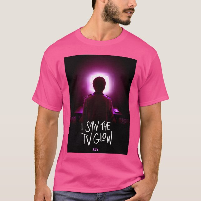 Jag såg TV-glöden T Shirt (Framsida)