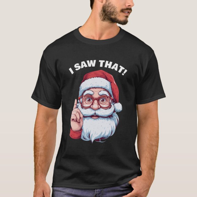 Jag såg typografin Modern tshirts (Framsida)