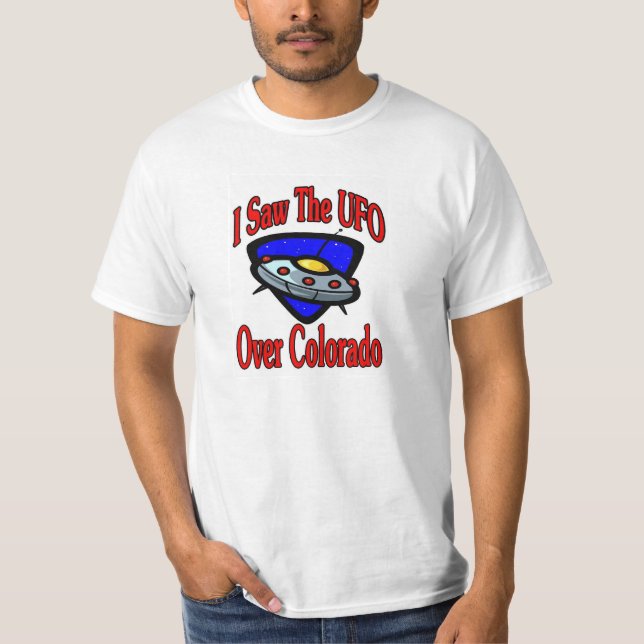 Jag såg UFO, Colorado T-shirt (Framsida)