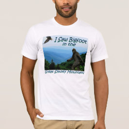 Jag sågar den inpassade T-tröja Bigfoot-Underbaren Tröja