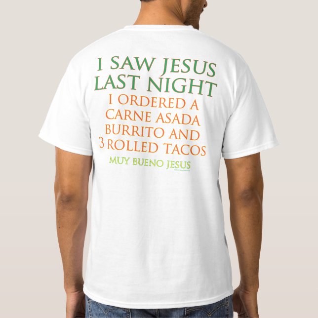 Jag sågar Jesus den sist natten Tröja (Baksida)