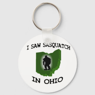 Jag sågar Sasquatch i Ohio Nyckelring