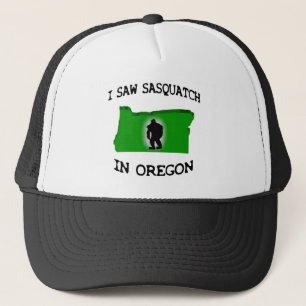 Jag sågar Sasquatch i Oregon Truckerkeps
