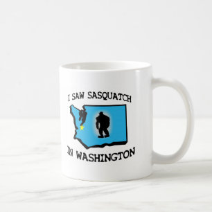 Jag sågar Sasquatch i Washington Kaffemugg