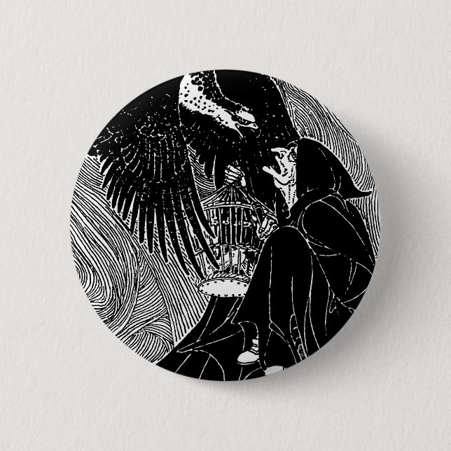 Jag sågar tre häxor knäppas knapp (Framsida)