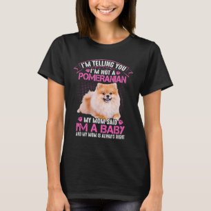 Jag säger att du inte är en pommern t shirt