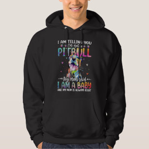 Jag säger er att jag inte är en pitbull, Pitbull M Hoodie