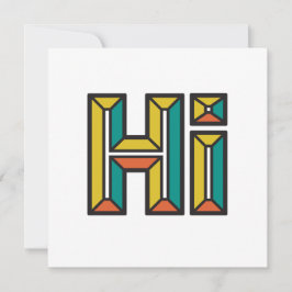 Jag säger ett vanligt anteckningskort i Guld, Grön