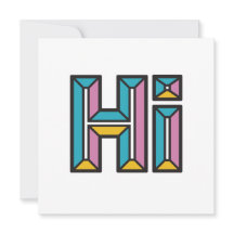 Jag säger ett vanligt anteckningskort i Rosa, blåt