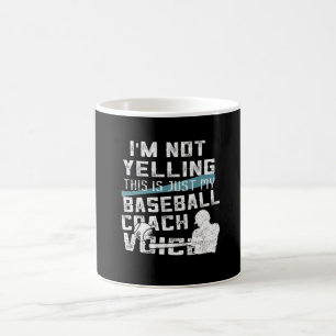 Jag säger inte att det är min röst  Baseball Co Kaffemugg