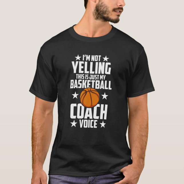 Jag säger inte att det här är bara min basketboll. t shirt (Framsida)