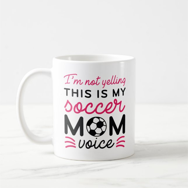 Jag säger inte att det här är min fotbollsröst Mam Kaffemugg (Vänster)