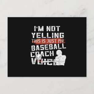 Jag säger inte att det här är min röst   Baseball  Vykort