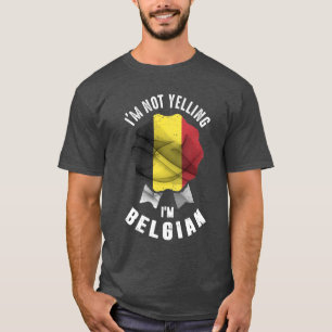 Jag säger inte att jag är belgare t shirt