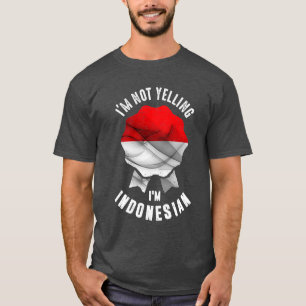 Jag säger inte att jag är indonesisk t shirt