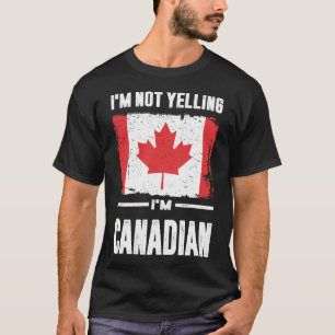 Jag säger inte att jag är kanadensare t shirt