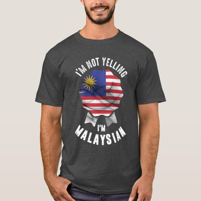 Jag säger inte att jag är malaysisk t shirt (Framsida)