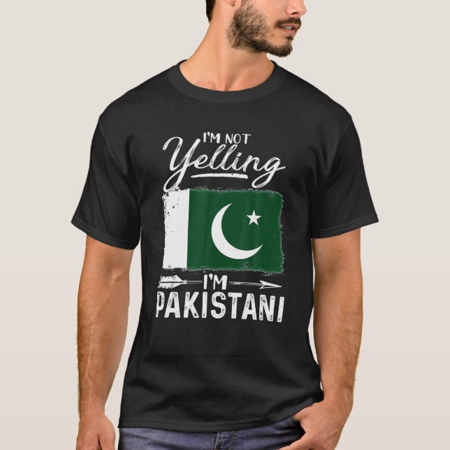 Jag säger inte att jag är Pakistan T Shirt (Framsida)
