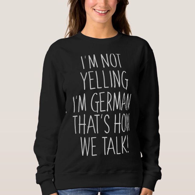 Jag säger inte att jag är tysk.. t shirt (Framsida)