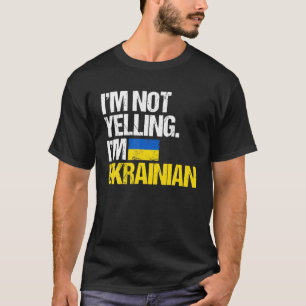 Jag säger inte att jag är ukrainsk jag står med t shirt