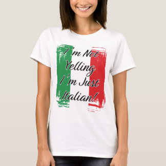 Jag säger inte att jag bara är italiensk - italien t shirt