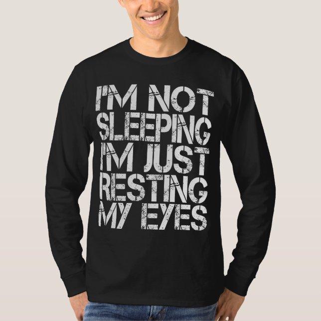 Jag säger inte att jag bara återställer min Öga Fa T Shirt (Framsida)