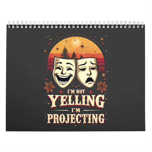 Jag säger inte att jag projicerar Retro-teater Kalender (Omslag)