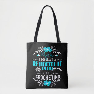Jag säger ja med Crocheting Tygkasse