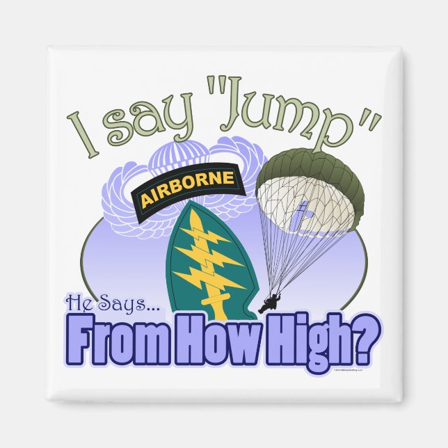 Jag säger jump [Speciella krafter] Magnet (Framsidan)