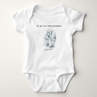 Jag säger mormor baby ett biet t shirt