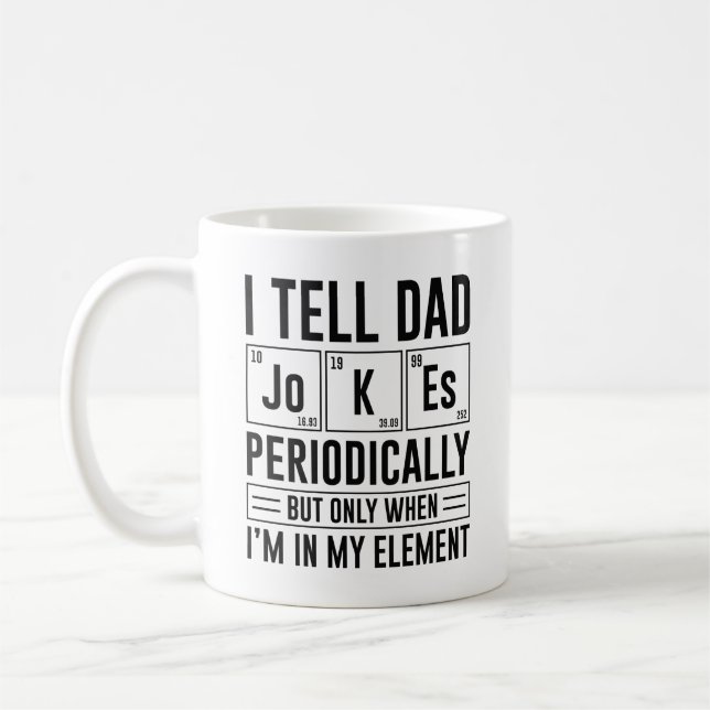 Jag säger Pappa skämt regelbundet Kaffemugg (Vänster)