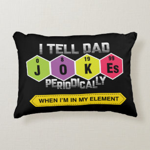 Jag säger Pappa skämt regelbundet Prydnadskudde