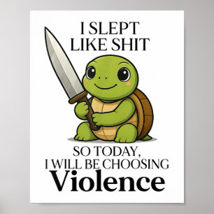 Jag säger så i dag att jag kommer att välja Violen Poster