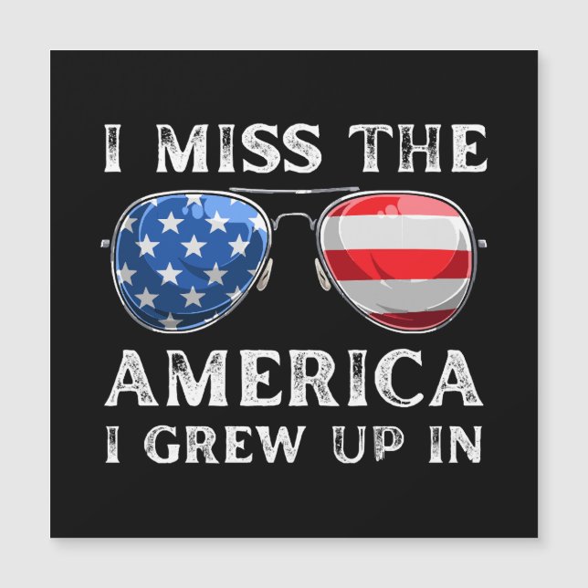 jag saknar Amerika som jag växte upp i (Framsida)