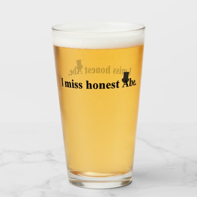 Jag saknar ärlig Abe Glaskopp (Framsida fylld)