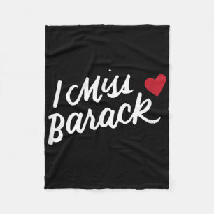 Jag saknar Barack Barack Obama President History P Fleecefilt