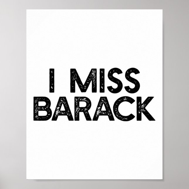 Jag saknar Byrack Anti Donald Trump Meme Poster (Framsidan)
