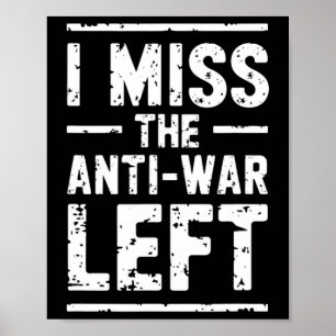 Jag saknar den antikrigsflygeln fredsaktivisten Li Poster