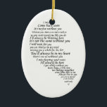 Jag saknar dig - halva hjärtat julgransprydnad keramik<br><div class="desc">Så många sätt att säga "jag saknar dig" - stavade ut i halvhjärtat. — Anpassa det här! Du kan lägga till text eller foton. (De här alternativen är tillgängliga för de flesta produkter) Klicka på fliken "Anpassa" för att komma igång. — I den ekonomiska butiken hittar du bilder som är...</div>