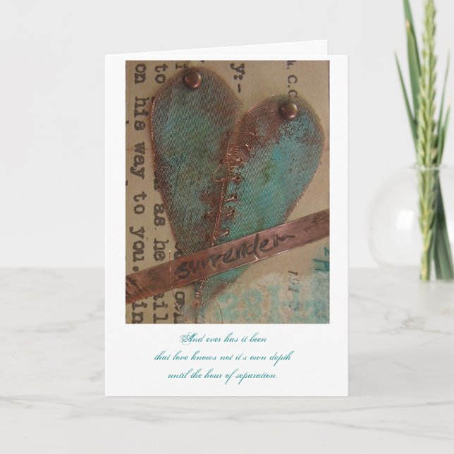 Jag saknar dig helgkort (Framsida)