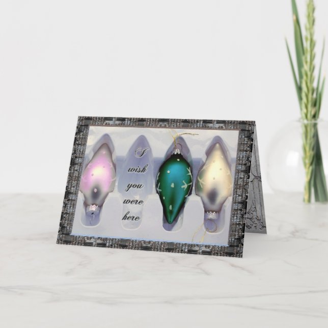 Jag saknar dig julkort helgkort (Framsida)