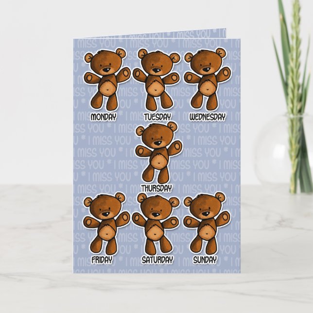 Jag saknar dig kort (Framsida)