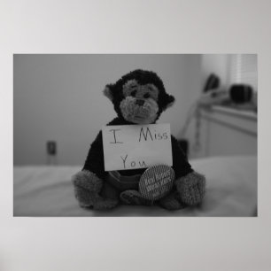Jag saknar dig poster