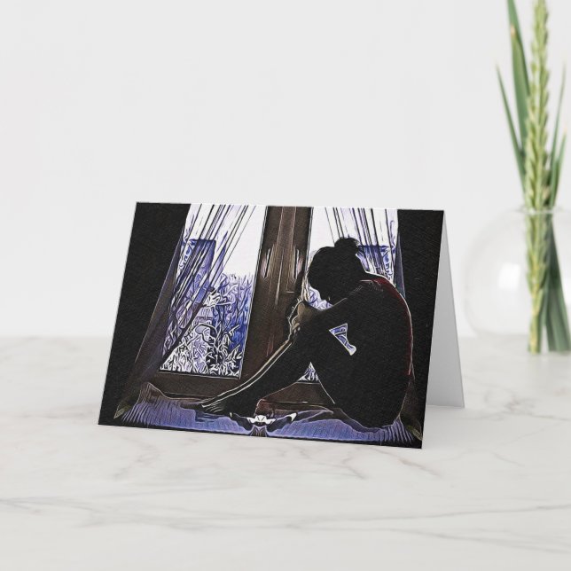 Jag saknar dig så mycket. kort (Framsida)