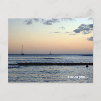 jag saknar dig ... vykort