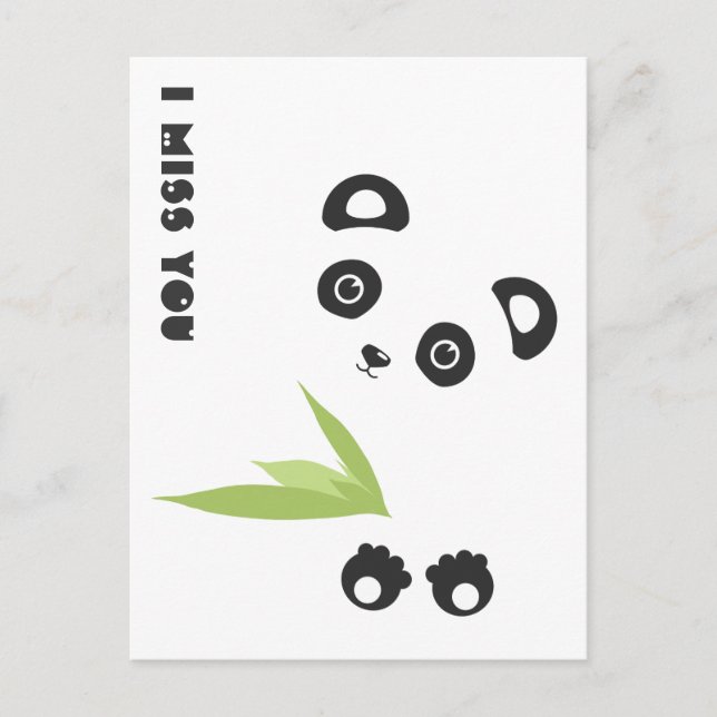 Jag saknar dig vykort (Framsida)