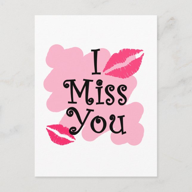 Jag saknar dig vykort (Framsida)