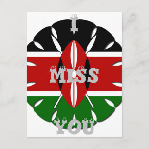 Jag saknar ditt Kenyas vykort